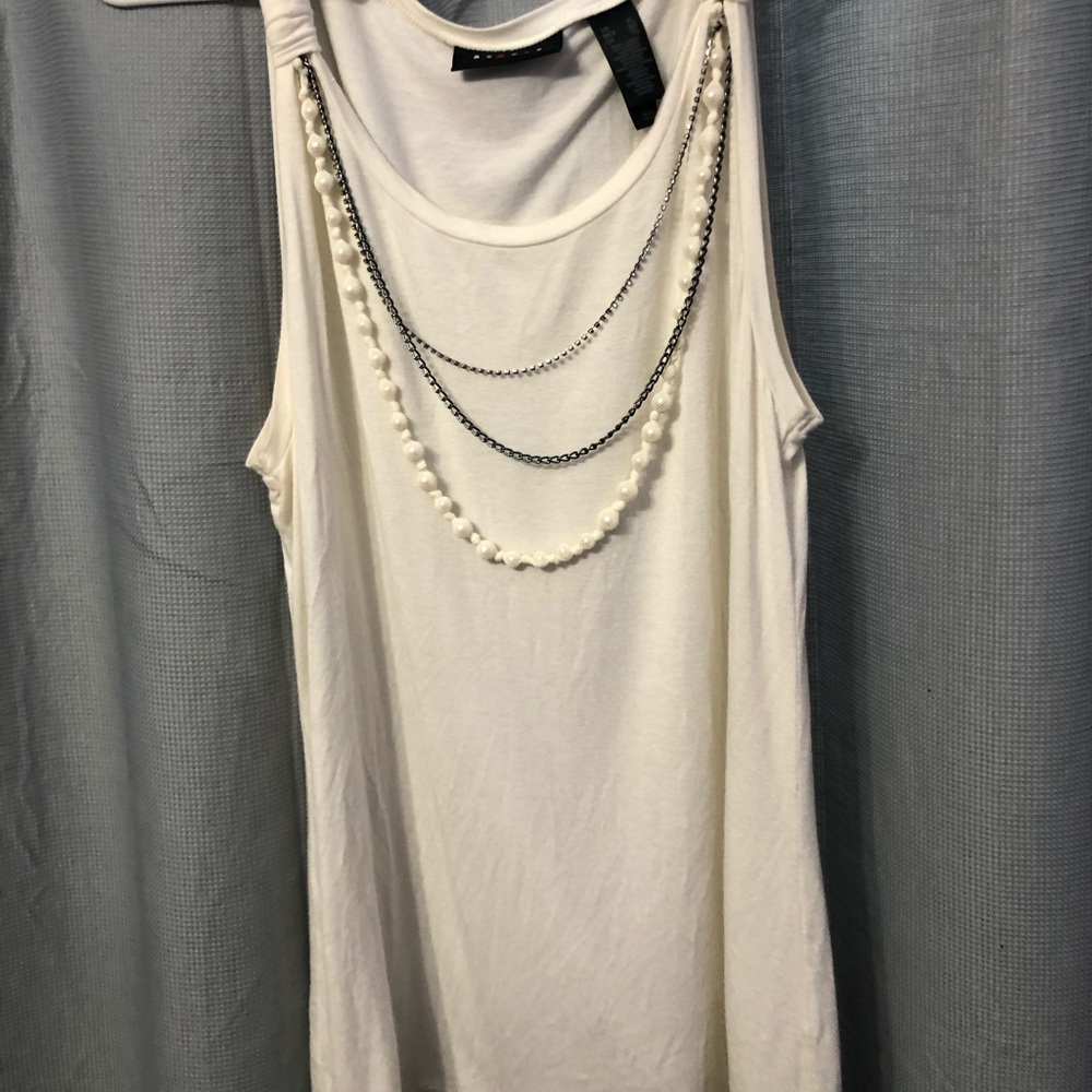 White tank top